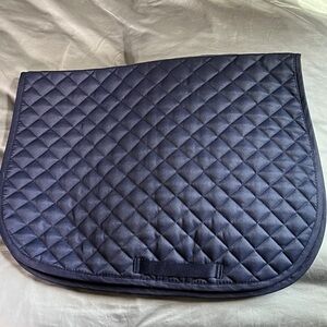 Quilted Dover Saddlery Navy Saddle Pad